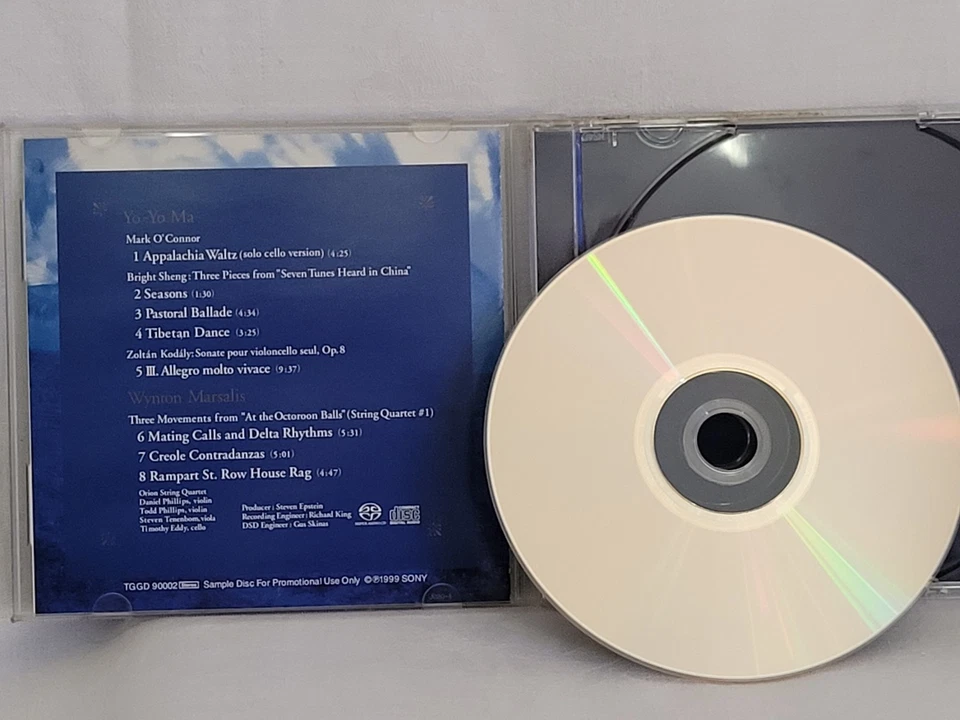 SONY "The World of Super Audio CD Sound",PROMO SACD 1999, Yo-Yo Ma/Wyn. Marsalis - Bild 4 von 4