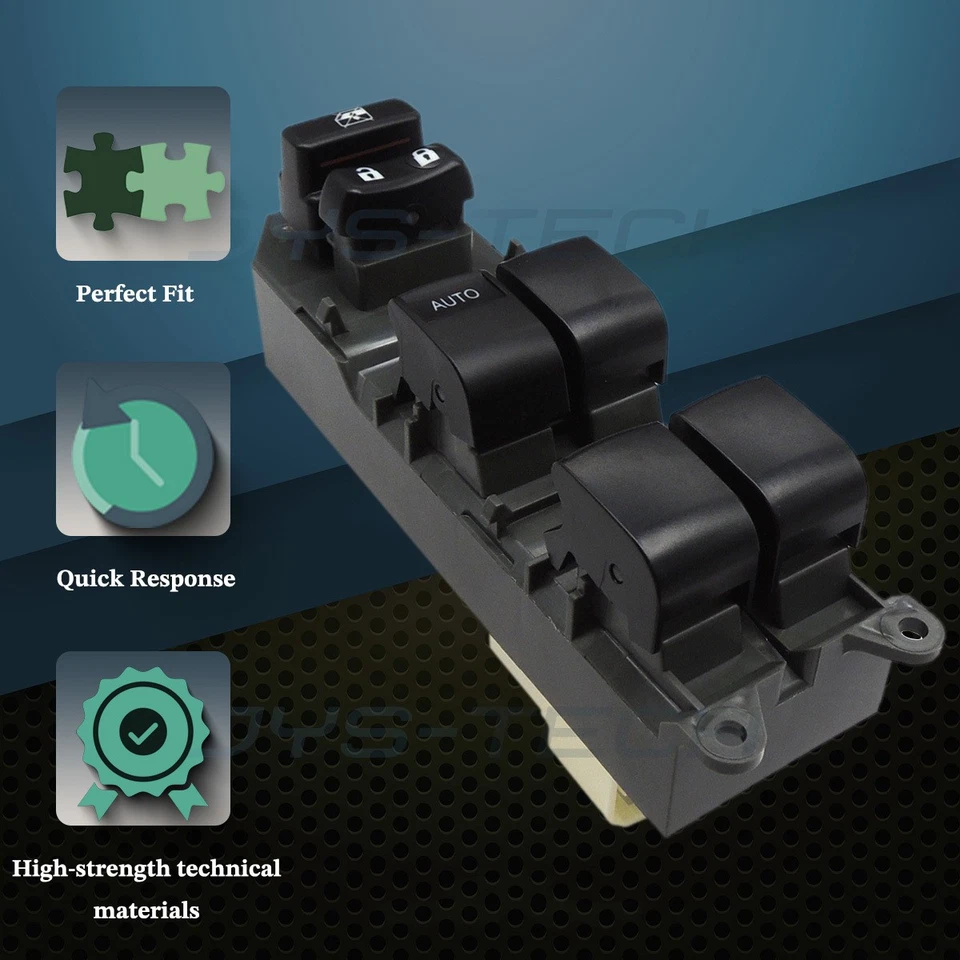 Interruptor de control del elevador de ventana maestro eléctrico del lado del conductor para Scion XB 2008-2015 Foto 2 de 4