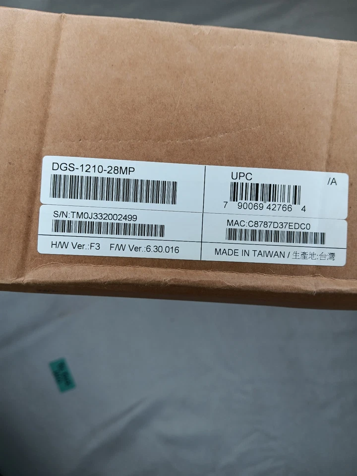 D-Link 28-Port Gigabit Smart Managed PoE+ Switch, DGS-1210-28MP - Image 4 of 4