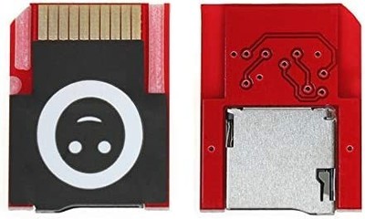 for PSV Game Card to Micro SD TF Transfer Adapter Push Eject Red 