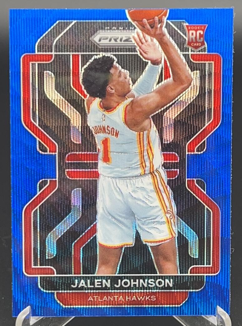 2021-22 Panini Prizm Jalen Johnson RC Rookie #305 Blue Wave