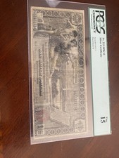 1896 US Silver Certificate $1 Banknote PCGS Currency Graded 15 Circulated