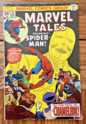 Vintage Comic Book - Marvel Tales Spider Man- 1975 #61 - Marvel Comics