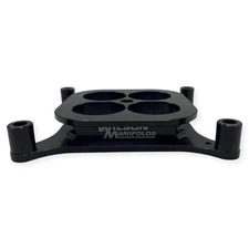 Wilson Manifolds Tapered Carburetor Spacer 4-Barrel Square Bore 1" Aluminum