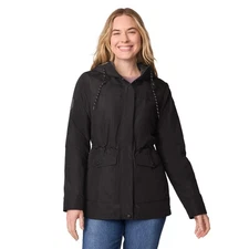 Free Country Women's Rain Away Lined Anorak Rain Jacket