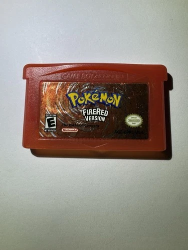 Pokemon Fire Red Nintendo Game Boy Advance GBA Authentic Cartridge Tested/ Works