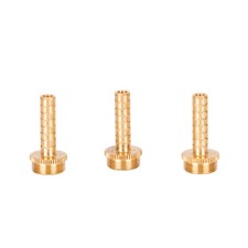 Trumpet Valve Stems with Engraving - Set of 3 by KGUmusic (6 Finish Options)