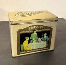 Alte Eduscho Kaffeedose Blechdose Kaffee Blech Dose Eduard Schopf Vintage Shabby