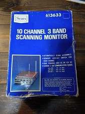 Sears 613633 10-Channel Desktop Scanning Monitor VHF/UHF Dual Power