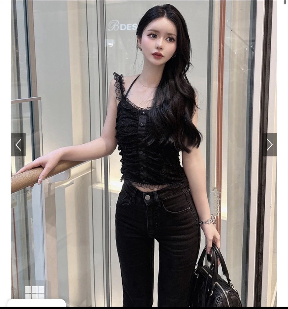 トップス theredthread shirred frill halter tops Zana_Halter_Top.jpg?v=