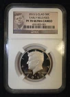 2015-S  KENNEDY HALF DOLLAR NGC PF 70 ULTRA CAMEO EARLY RELEASES