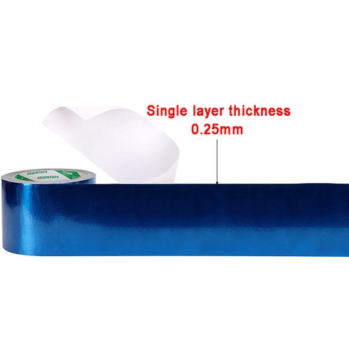 Green / Blue Waterproof Camping Tape Repair Truck Tarpaulin Tent Canopy Canvas - Picture 4 of 6