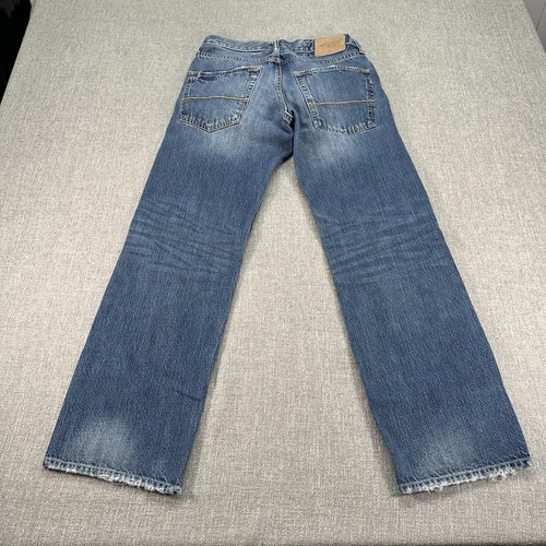 Abercrombie Fitch Jeans Mens 28x30 Blue Horton Classic Straight Button Flyer - Picture 4 of 9