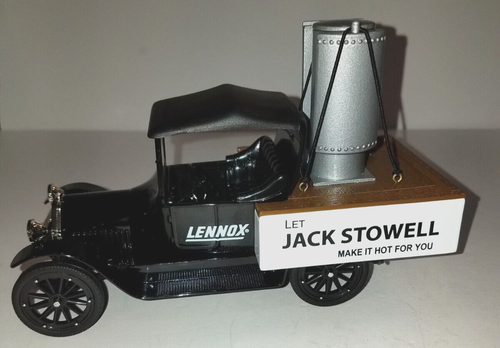 Lennox 1920 Studebaker Pickup With Stove Coin Bank Jack Stowell 2000 New in Box - Picture 4 of 14