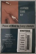 UNITERS Leather Care Kit Furniture, Car, etc. Factory Sealed 