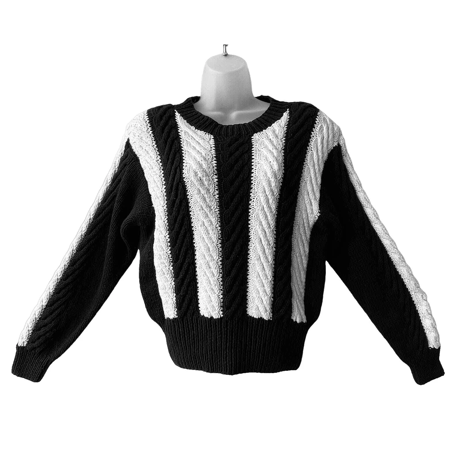 Suéteres Vintage de mezcla de lana Blanco para Mujeres