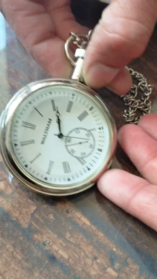 Silver Amerian Waltham Pocket Watch | Waltham Watch Company