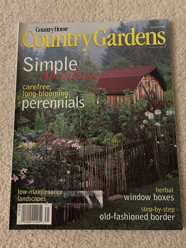 Country Home Country Gardens Magazine Spring 1997