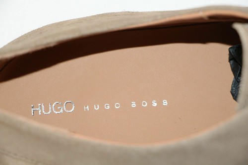 HUGO BOSS Dress Shoes, Mod. EllinS-x, Size EU 43 / US 10, Beige/Khaki - Picture 6 of 8