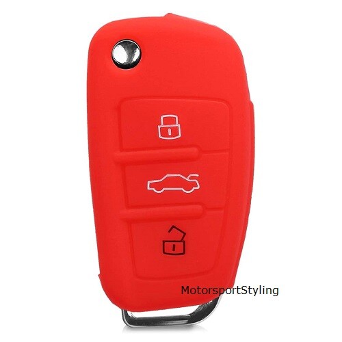 Key Fob Cover Case For Audi A1 A3 S3 A4 S4 A5 S5 A6 S6 TT Q5 Q7 R8 Silicone 58* - Picture 5 of 10