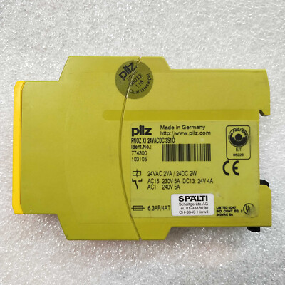 H Pilz Pnoz X1 3 N O 1 N C Ub 24 V Ac Dc Safety Relay Ebay