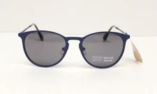 Frye And Co. Metallic Blue Bridge Style Womens Sunglasses 100%UV 31111FCO400