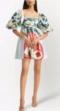 NWT OSCAR DE LA RENTA FLORAL GARDEN DRESS SZ 8 MRSP: $2190