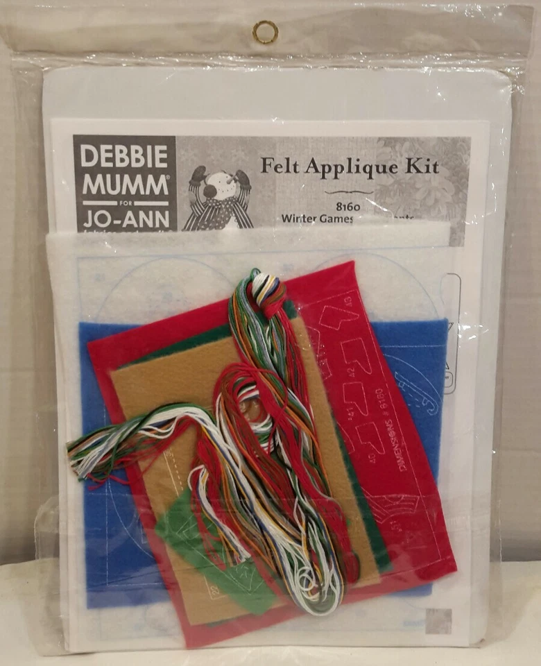 Dimensions Feltworks Apliques de Fieltro Muñeco de Nieve Animal Ornamento KIT NUEVO #8160 Foto 2 de 4