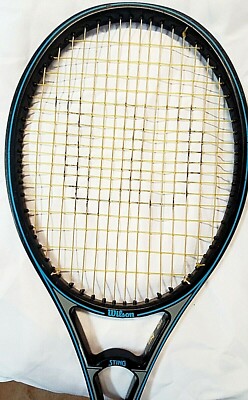 VINTAGE WILSON STING TENNIS RACQUET GRAPHITE MIDSIZE SEE