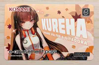 NEW Konami e-AMUSEMENT PASS Card Sound Voltex Kureha SDVX