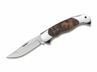 BÖKER Scout Thuja Taschenmesser 42a Jagdmesser N690 Backlock Holzgriff 112002TH