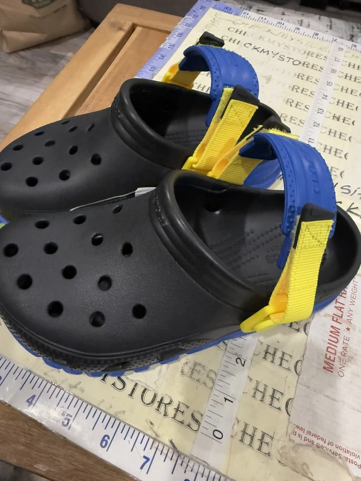 Zuecos Crocs Duet Max II para niños sin cordones modo deportivo atmósfera talla j3 208774-olc Foto 2 de 4