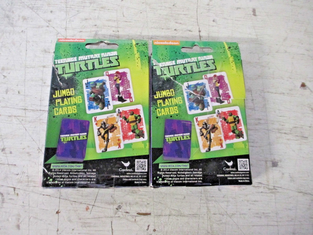 Lot of 2 Kid's Nickelodeon Teenage Mutant Ninja Turtles Jumbo