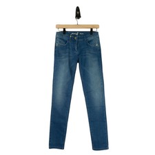 Patrizia Pepe Mid-Rise Skinny Leg Jeggings w/ Tags, Blue, Size: 28