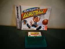 NINTENDO GAME BOY ADVANCE BACKYARD BASKETBALL FEATURING PROS AS KIDS W/INSTRUCT