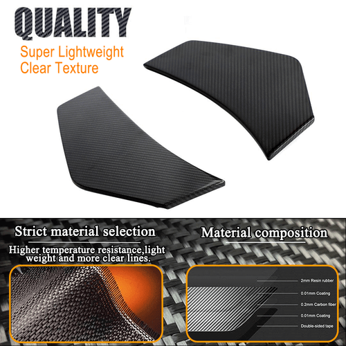 DRY Carbon Hinten Flossen Flaps Splitters Side Canards für Audi R8 V10 2019-2023 - Bild 9 von 13