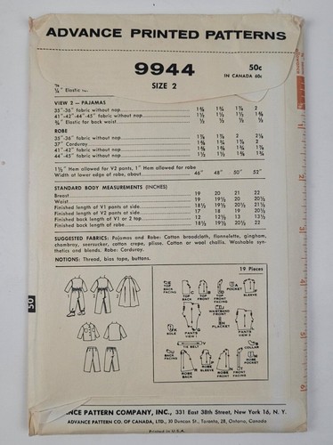 Patrones de costura avanzados vintage años 40 50 60 - para hombre/mujer/niños a tu elección - Imagen 10 de 20
