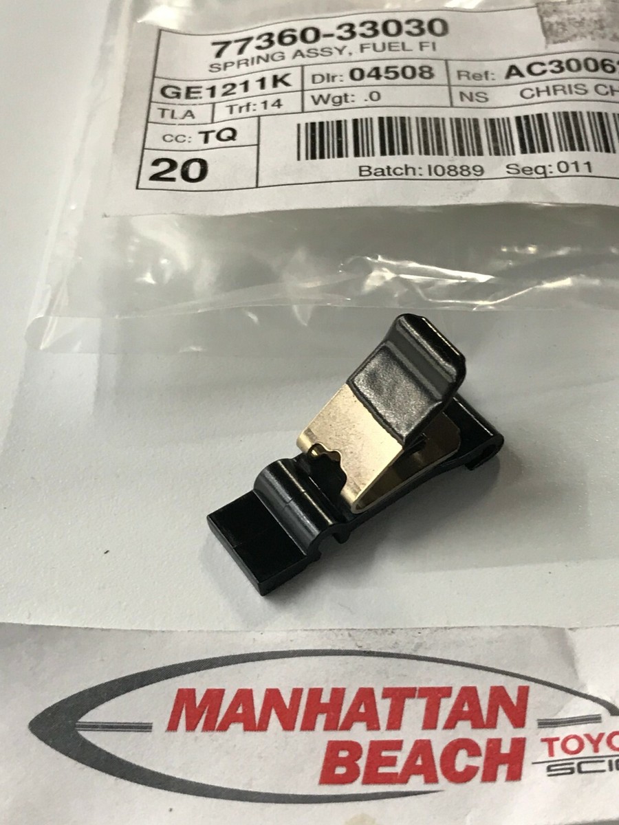 NEW GENUINE TOYOTA FUEL DOOR GAS CAP HATCH LID SPRING CLIP 77360