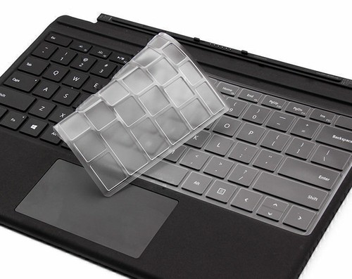 Housse de protection pour clavier TPU transparent ultra fin pour Microsoft Surface Pro 4