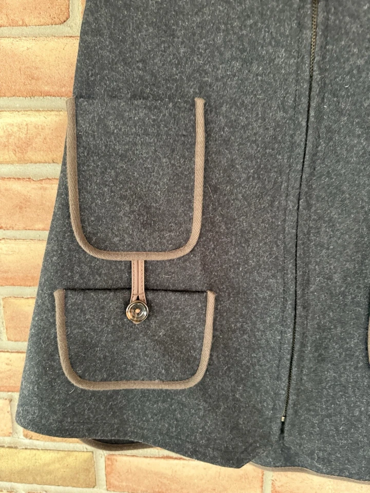 Bills Khakis Wool Blend Vest w/ Adjustable Back Strap Made USA/Reading PA Size L - Image 3 of 4