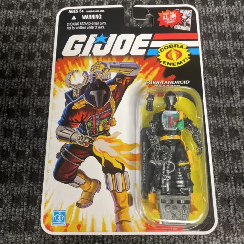 2008 Hasbro GI Joe 25th anniversary Cobra Android Trooper B.A.T MOC