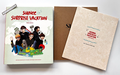 SHINee SURPRISE VACATION TRAVEL NOTE 01 + PHOTOBOOK + POSTER SET