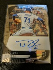 2020 PRIZM AUTOGRAPH T.J. ZEUCH AUTO RC