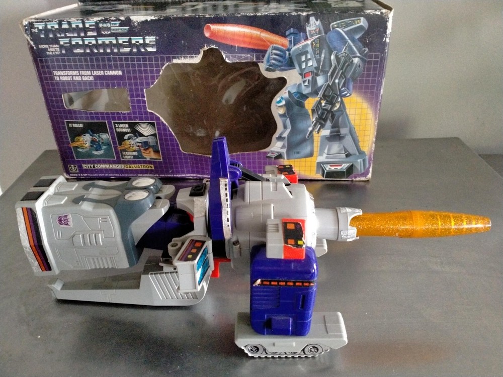 Vintage 1986 Hasbro Transformers G1 Galvatron City Commander Boxed