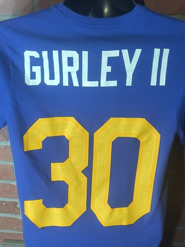 Nike Rams #30 T-shirt Jersey Tee Todd Gurley Los Angeles Adult Men's M, Medium - Picture 5 of 6