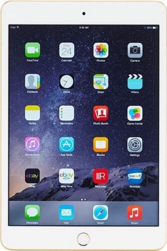 iPad mini 16GB 3rd Generation WiFi Gold - White PB165 A1599  Good Condition  - Picture 1 of 1