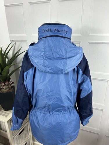 Columbia Jacket Double Whammy Woman’s Small Chest Size 38ins Blue Inner Fleece - Picture 13 of 19
