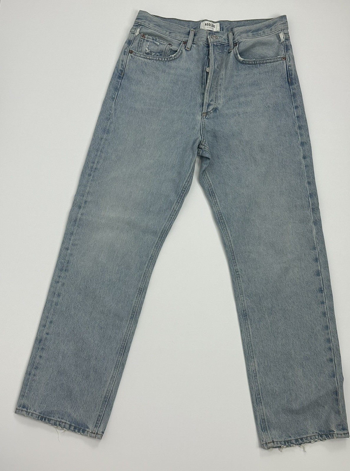 AGOLDE Los Angeles Women’s High Rise Jeans Size 28 Blue Denim 28” Inseam