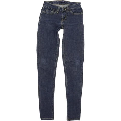Levi's 535 Femme Bleu Straight Slim Jegging Stretch Jeans W24 L30 (78221) - Photo 1/4