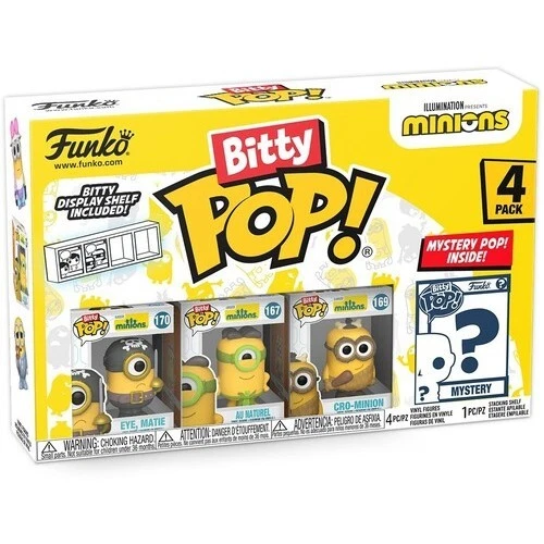 Gadget - Minions Funko Pop Bitty POP 4 Packs - Eye Matie -F- Funko